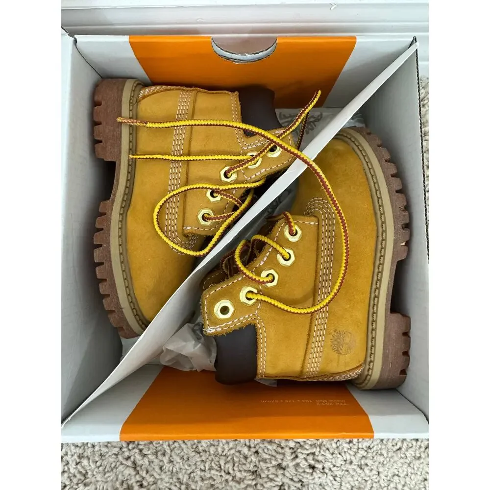 Timberland Toddler Wheat 6” Boots Size 5 PrimaLoft Waterproof